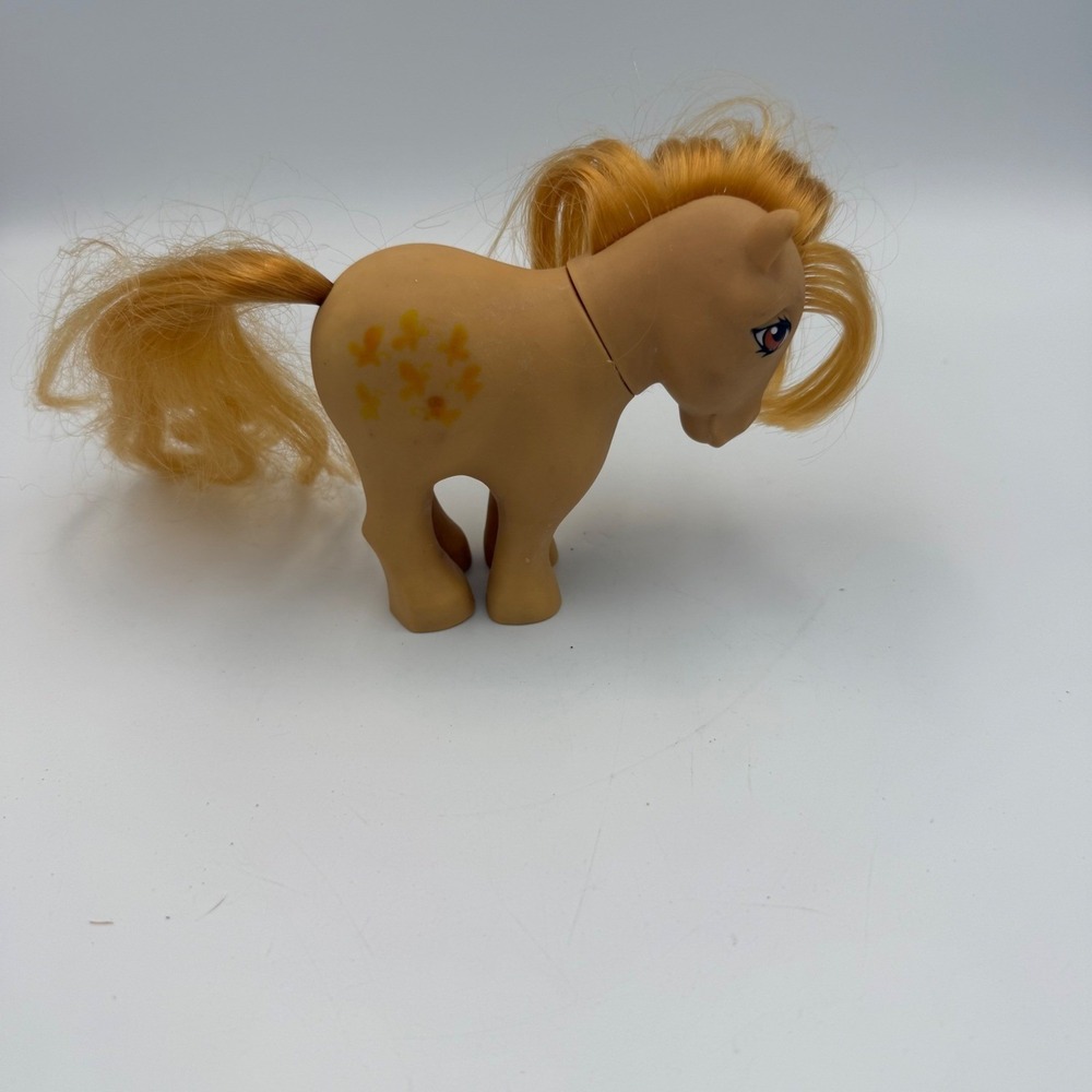 Vintage 1982 Hasbro My Little Pony G1 Butterscotch Yellow Butterfly Cutie Mark